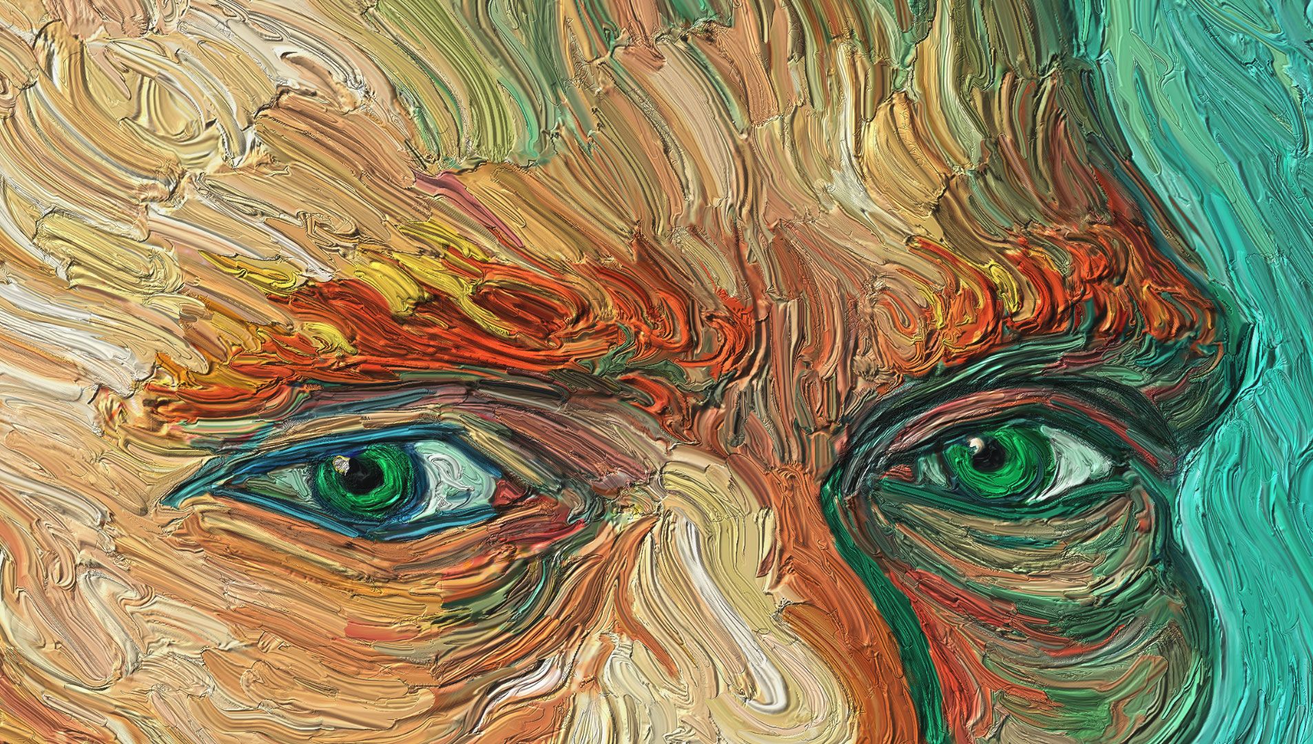 Paint interested. Абстракционизм Ван Гог. Импасто Ван Гог. Ван Гог картины глаза. Ван Гог картины с дальтонизмом.