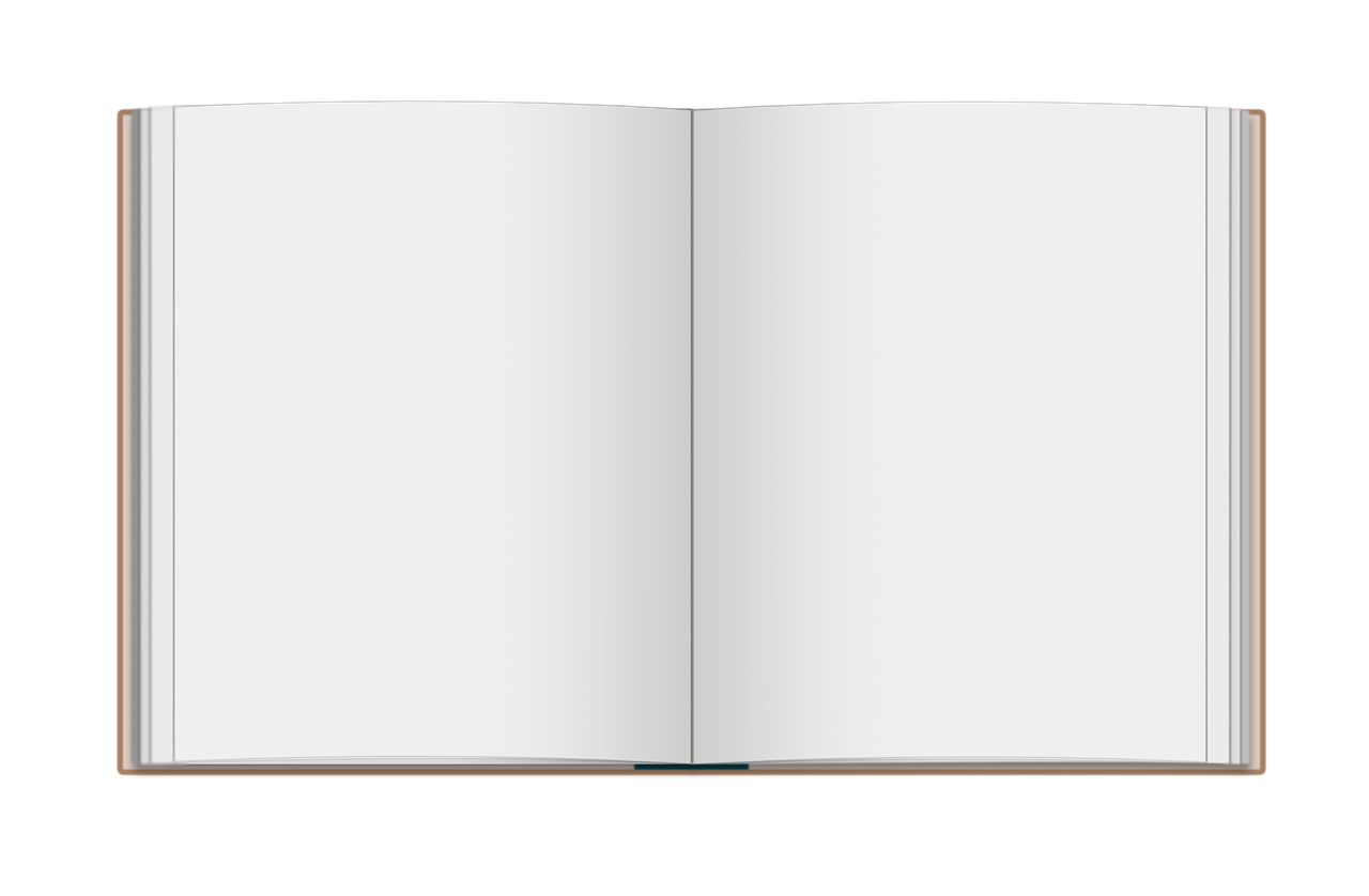 Плотный раскрытый. Чистая книга. Книжный разворот. Открытая книжка пустая. Разворот страницы.