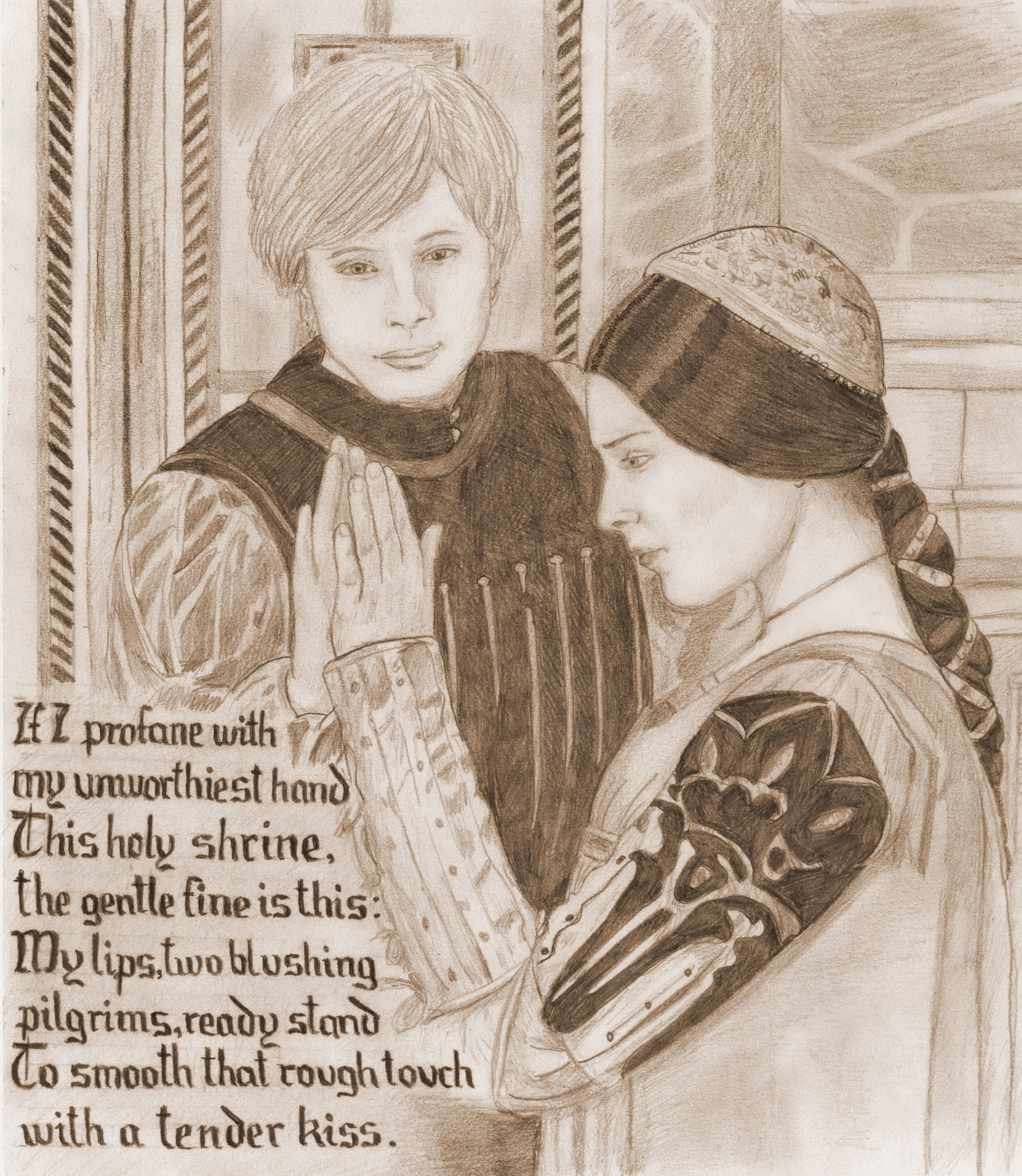 Ромео и Джульетта рисовать Ромео