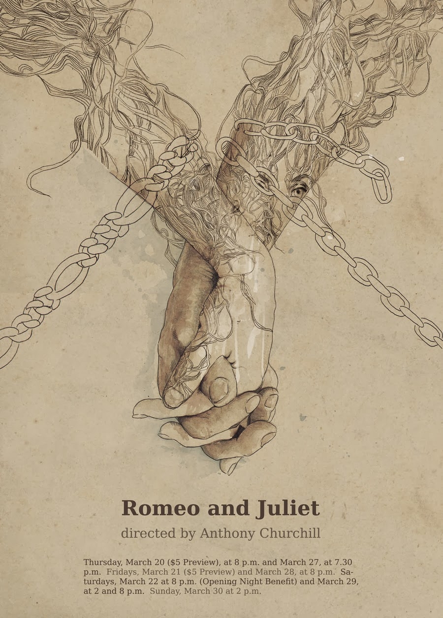 Идея мюзикла Ромео и Джульетта в рисунке