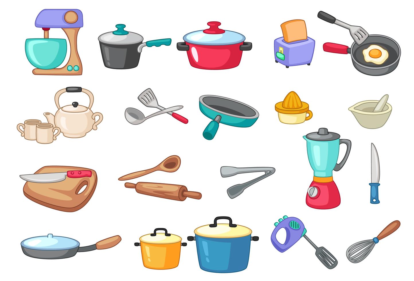 Посуда для кухни мультяшная