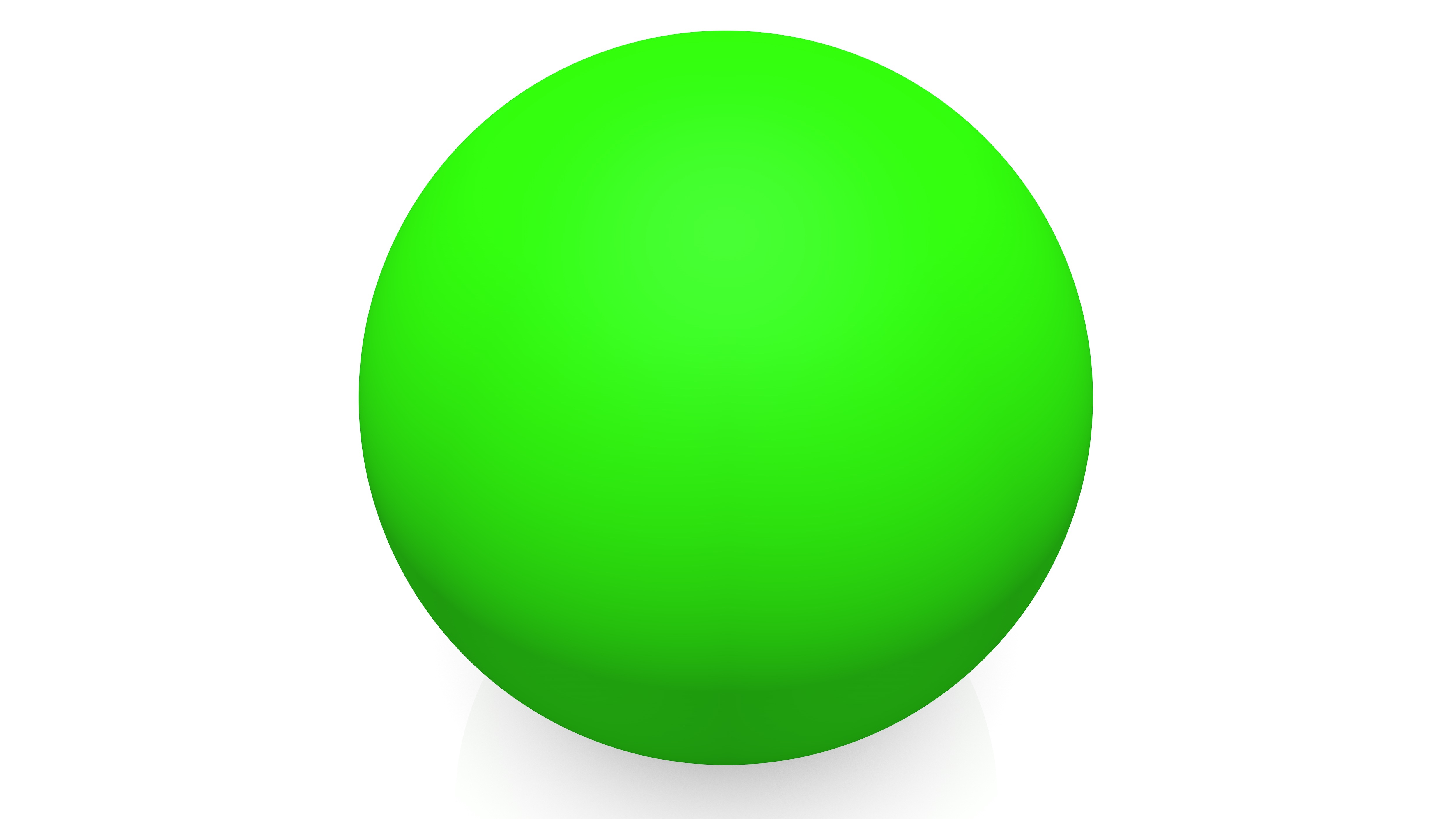 Зеленый круг на прозрачном фоне