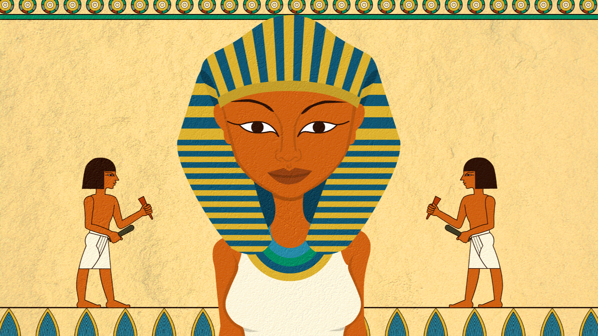 Древние египтяне фараон и Клеопатра
