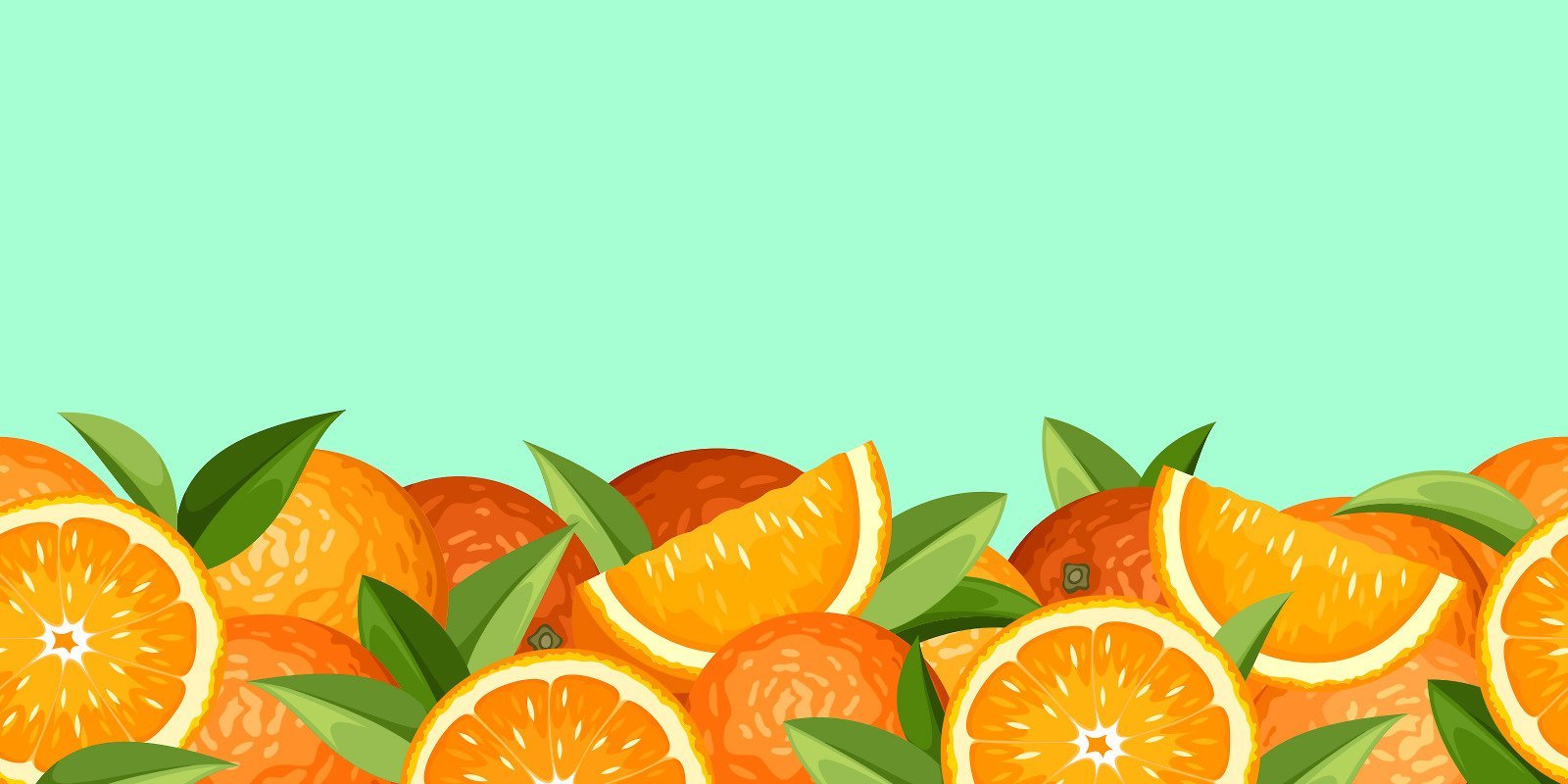 Фон апельсины нарисованные
