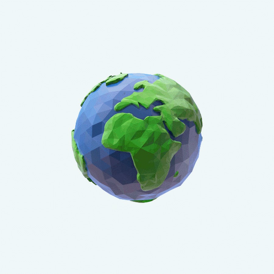 Вращающийся земной шар