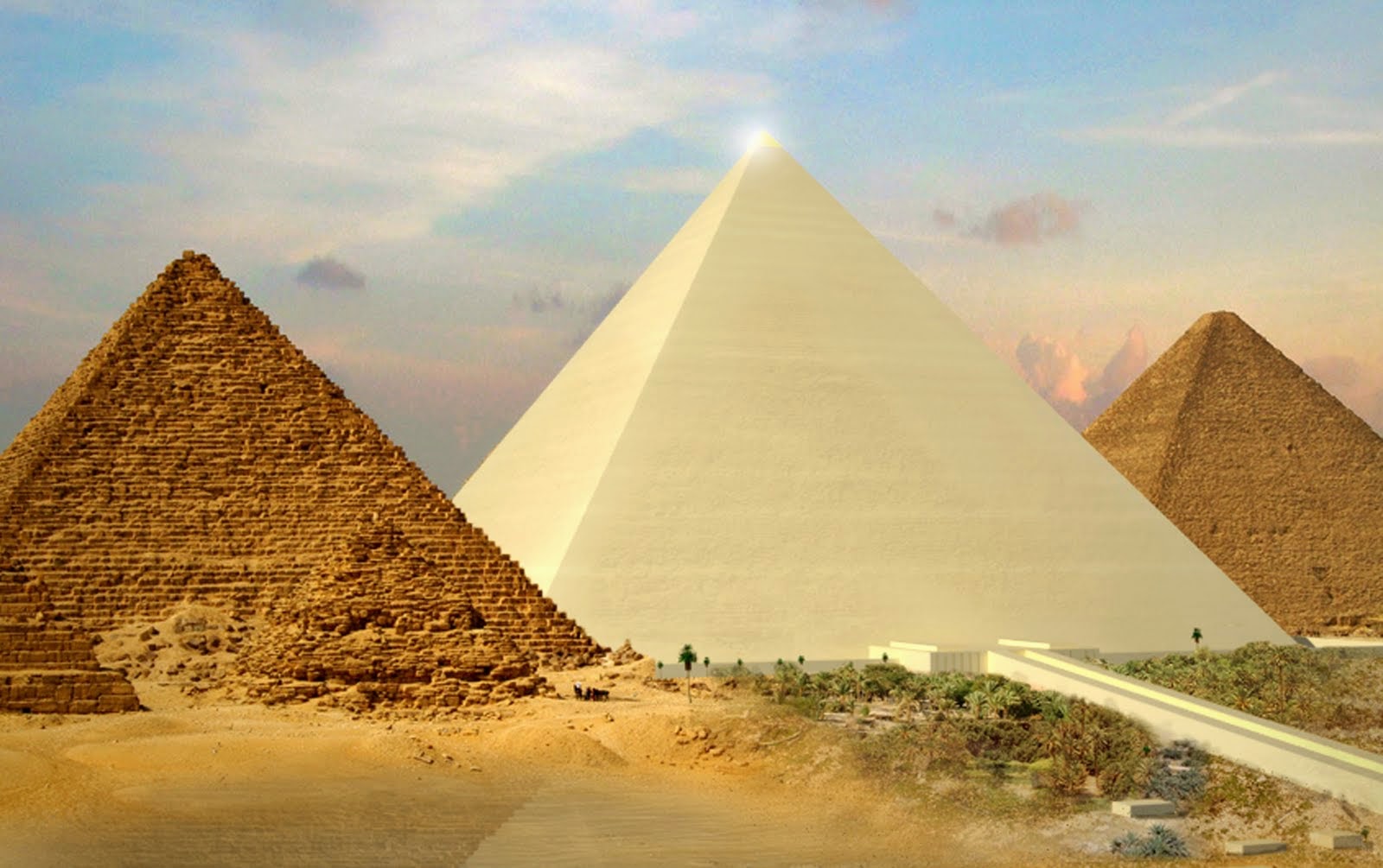 Пирамида Хеопса Золотая вершина