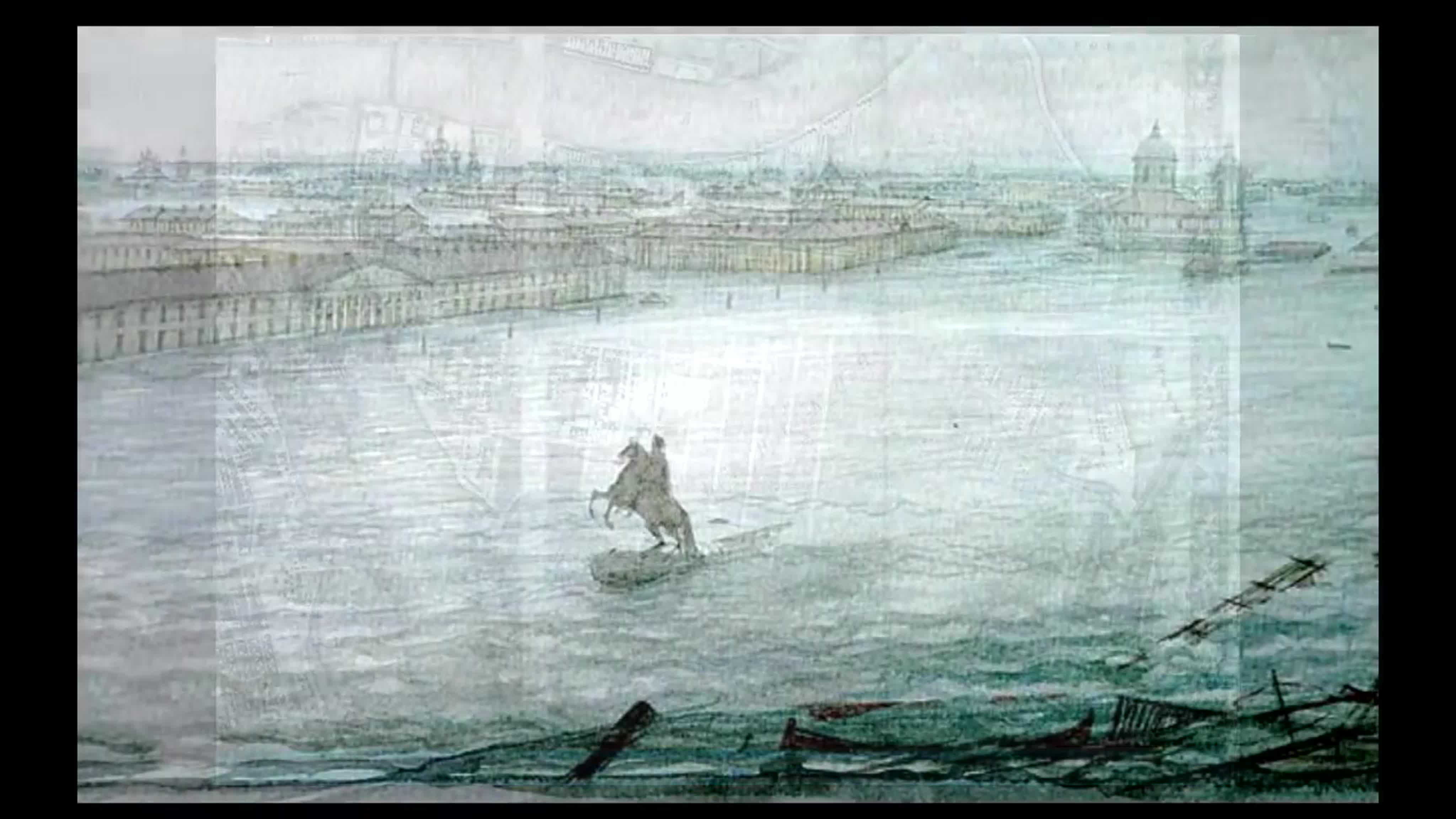 Наводнение 1827 в Питере Невский