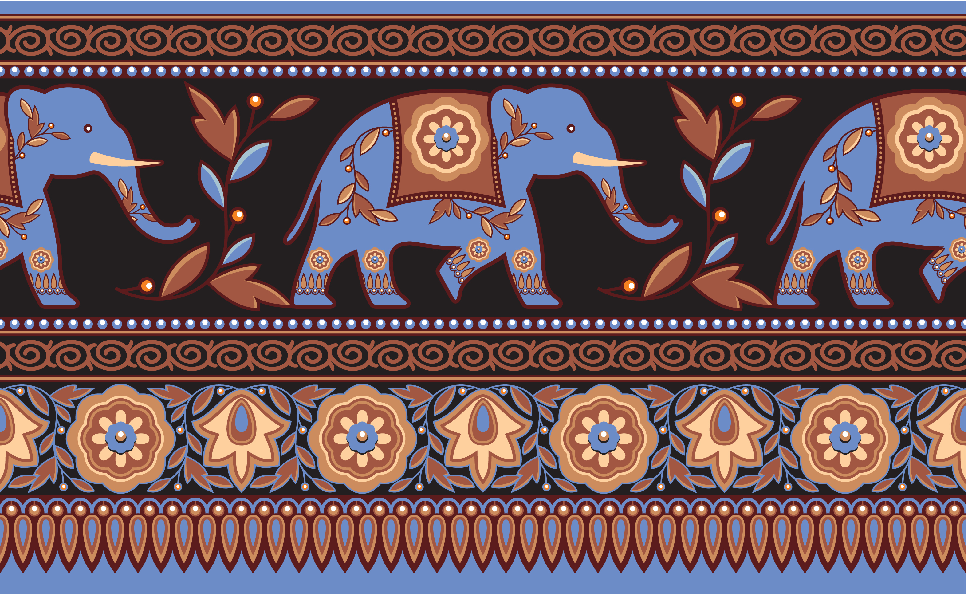 Древний индийский орнамент