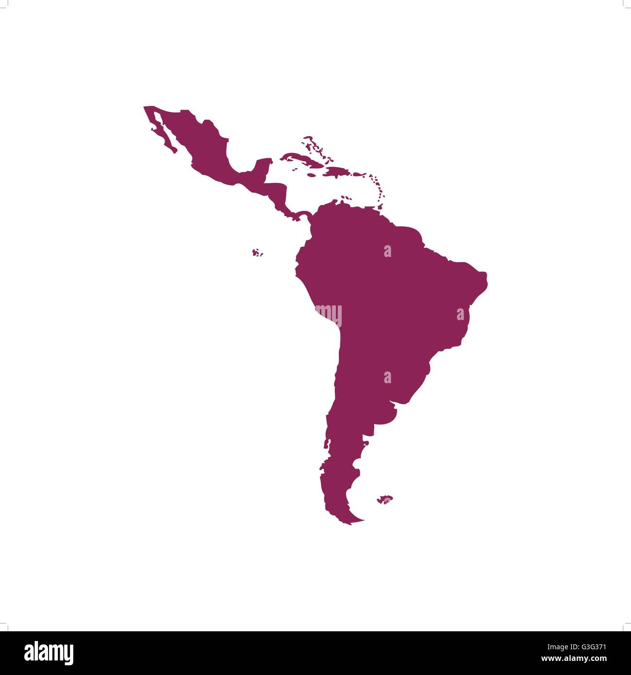 Латинская Америка силуэт