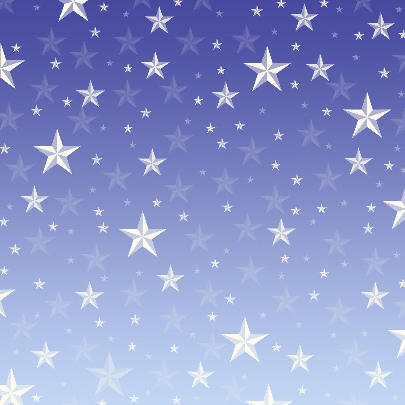 Голубой фон со звездочками