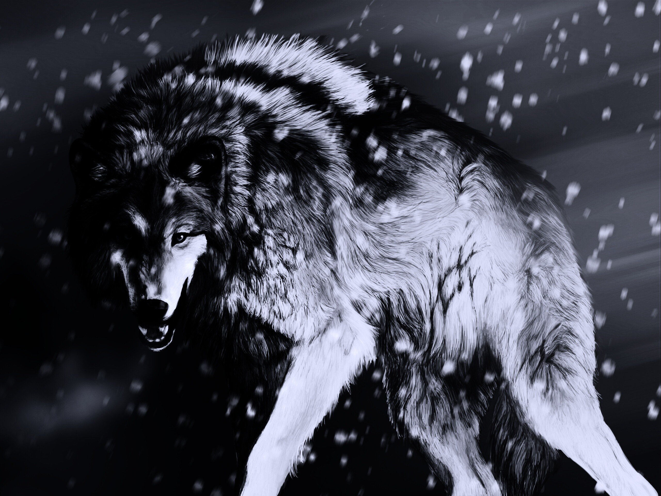 Волк фоновый рисунок