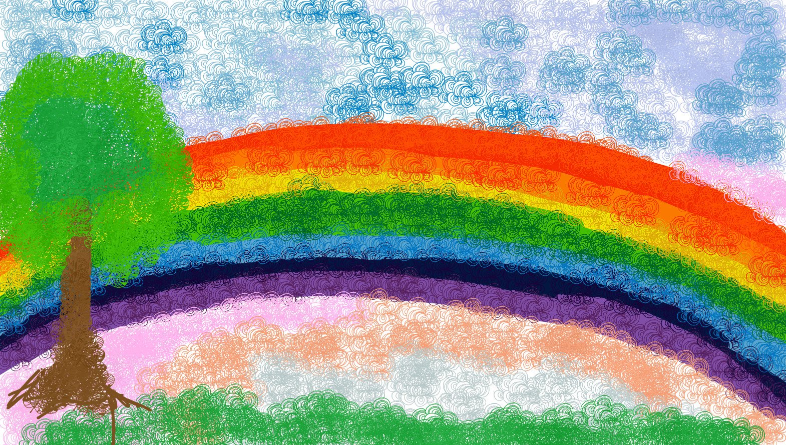 фото радуги для детей рисунок