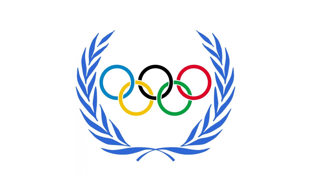 Фон с олимпийской символикой