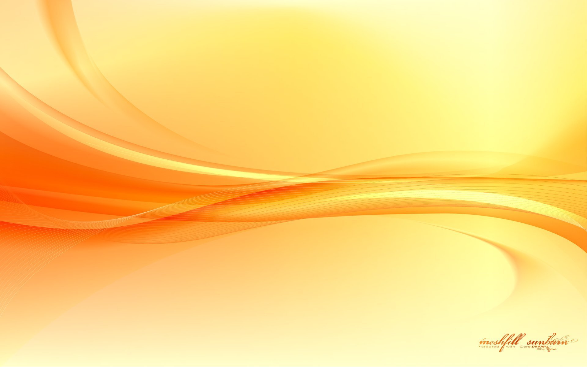 Желто-оранжевая абстракция