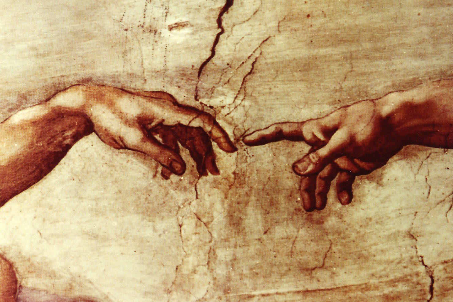 Микеланджело Буонарроти рождение Адама