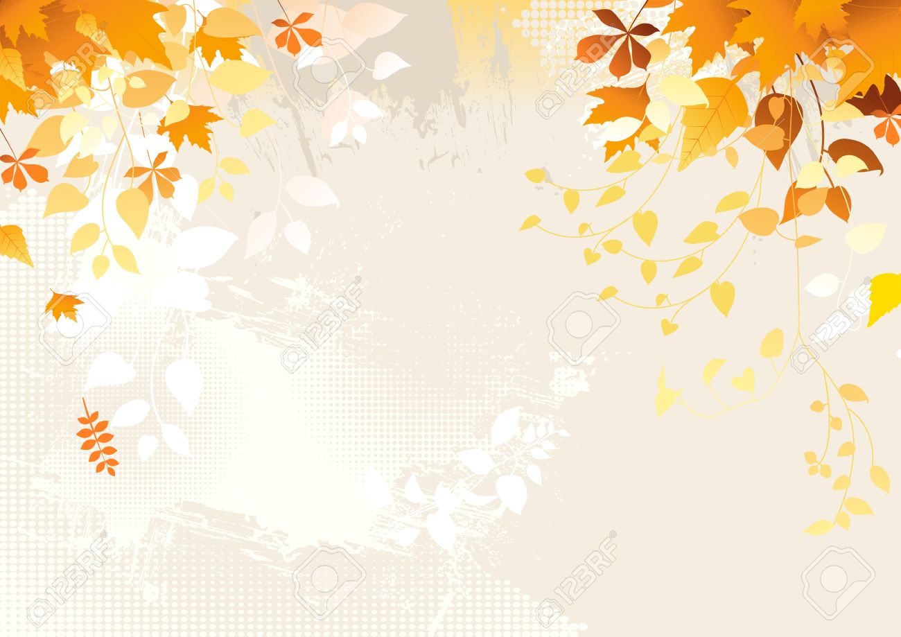 Осенний фон бледный