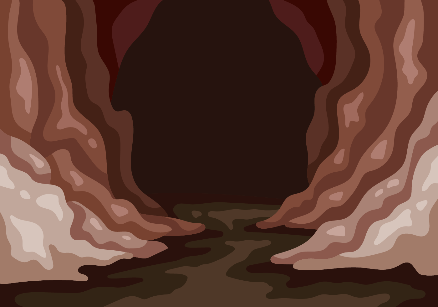 Пещера нарисованная