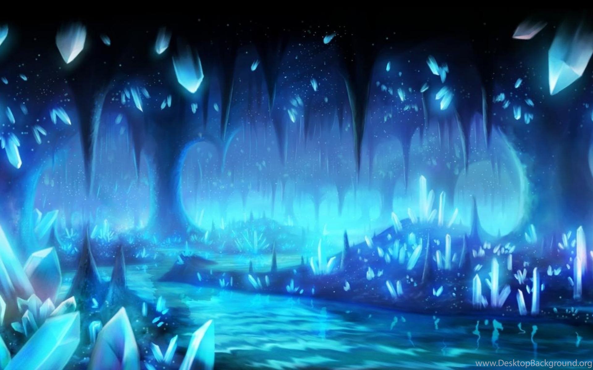 Кристальная пещера фэнтези