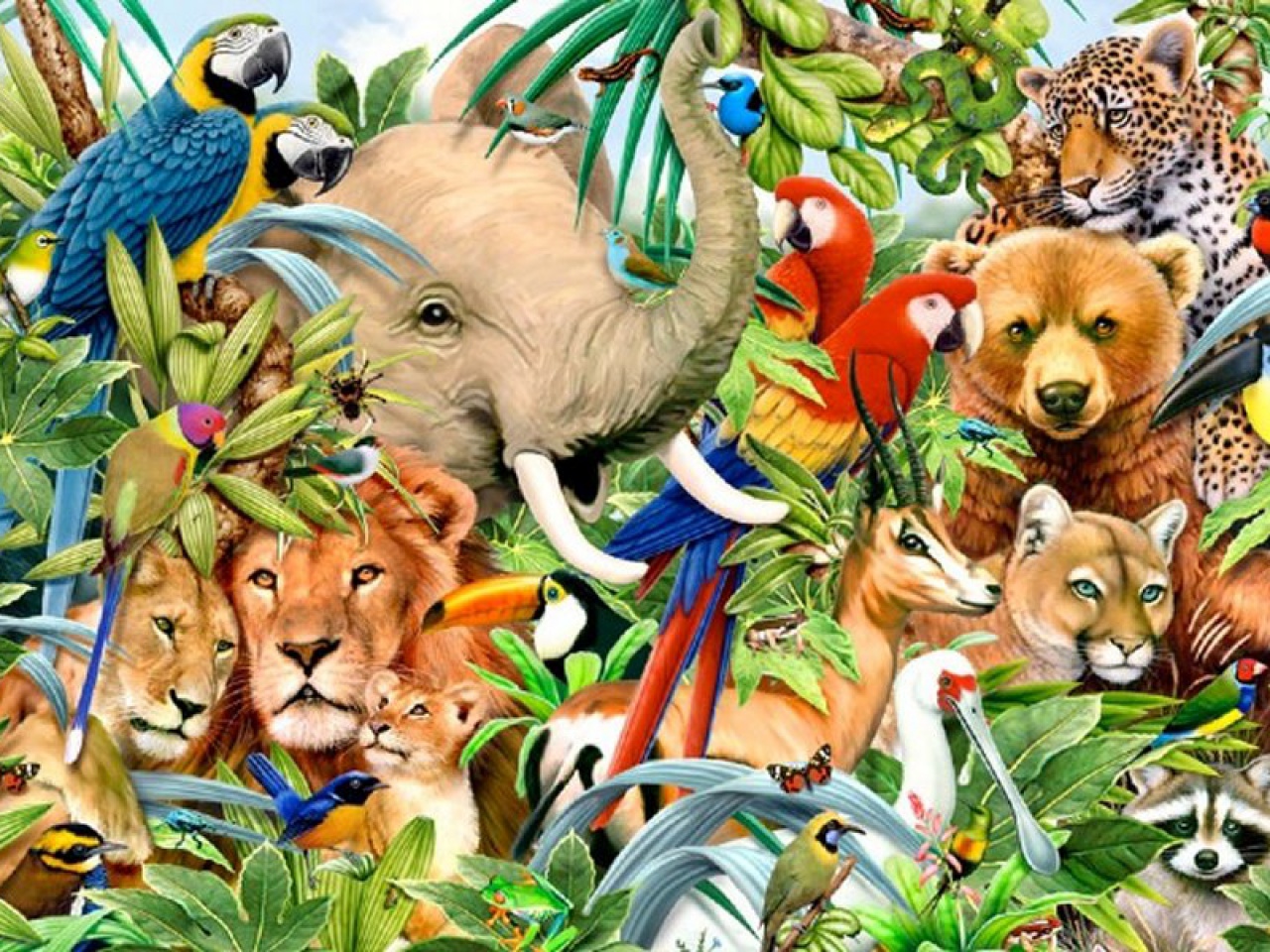 Разнообразный мир животных