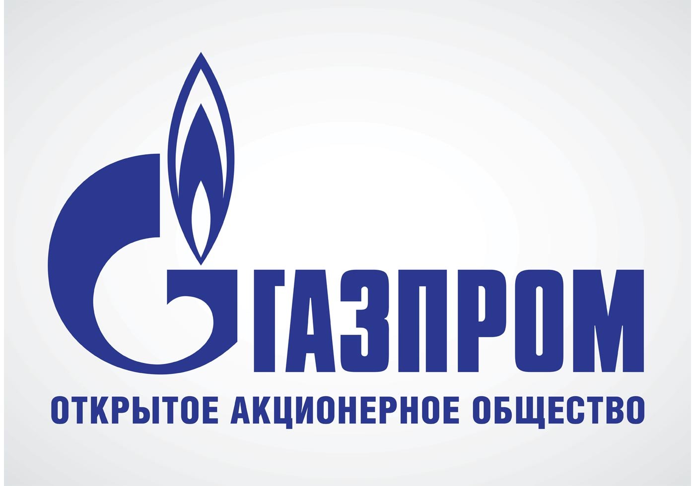 Газпром логотип вектор