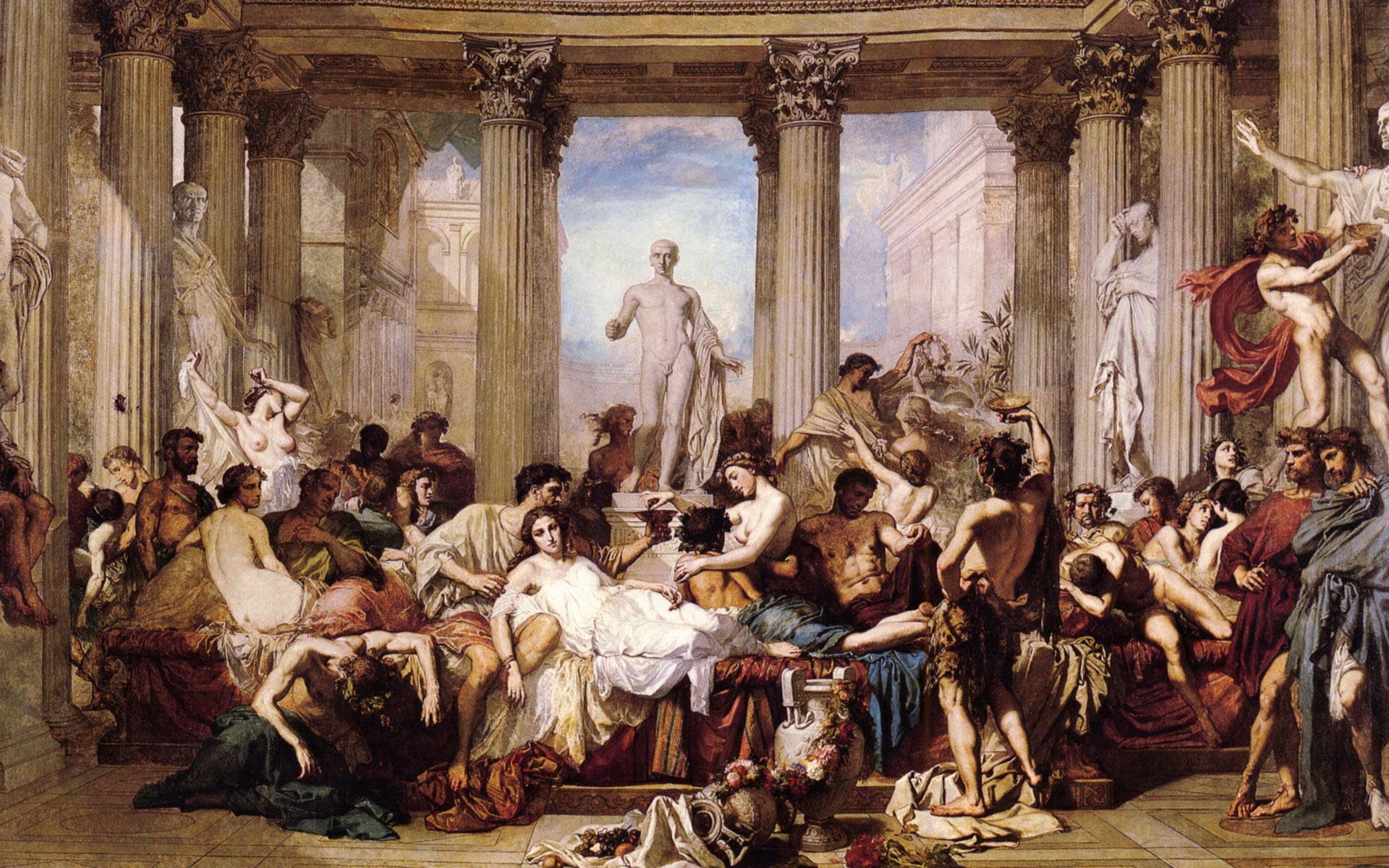 Кутюр римляне эпохи упадка 1847