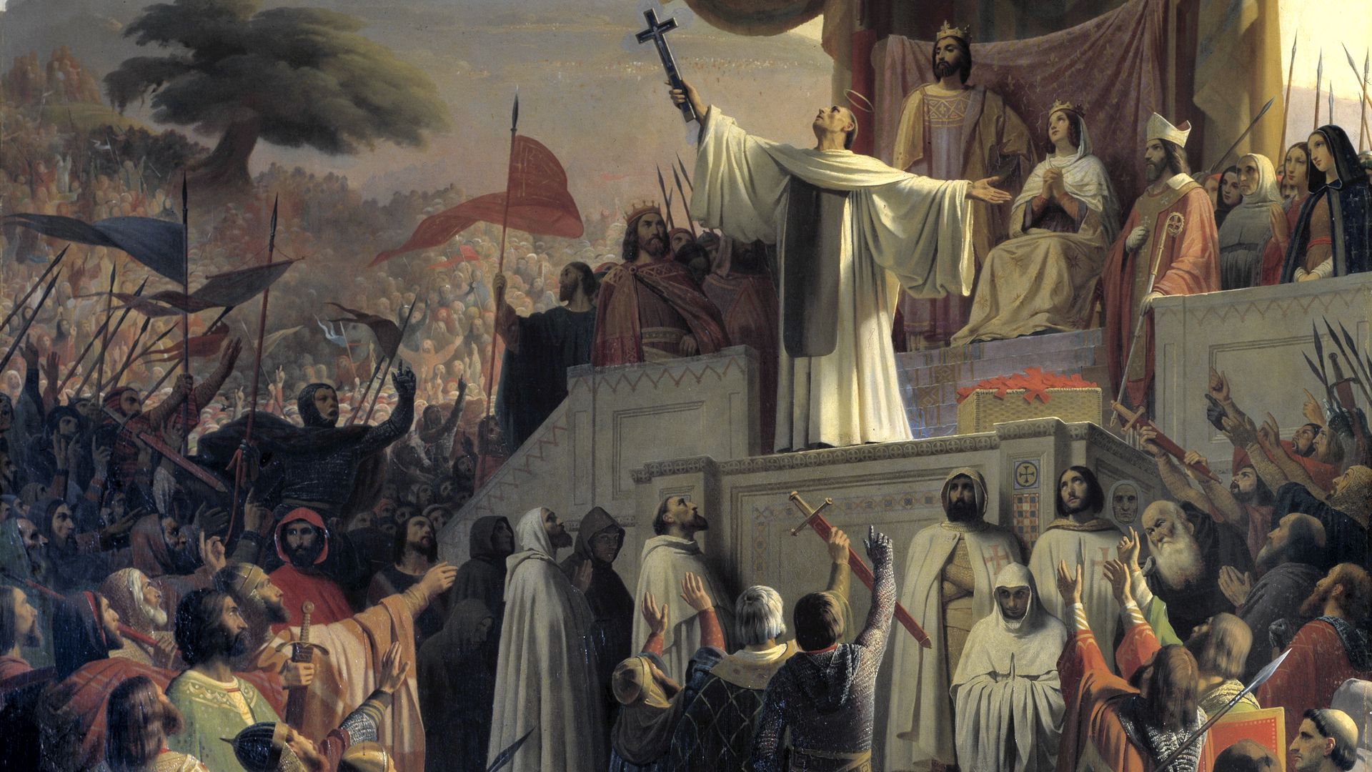 Бернард Клервоский благословляет крестовый поход