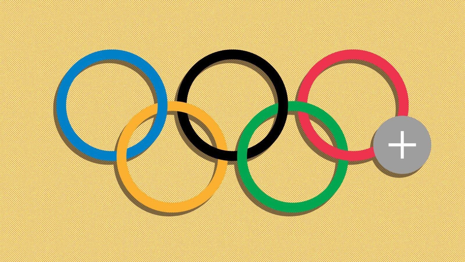 Олимпийские кольца анимация