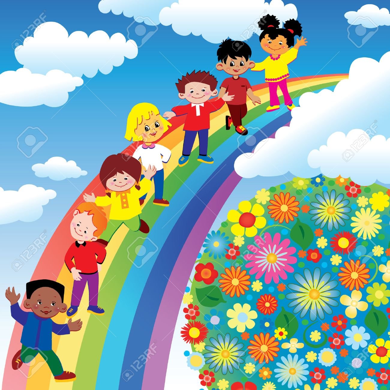 Разноцветный мир детства