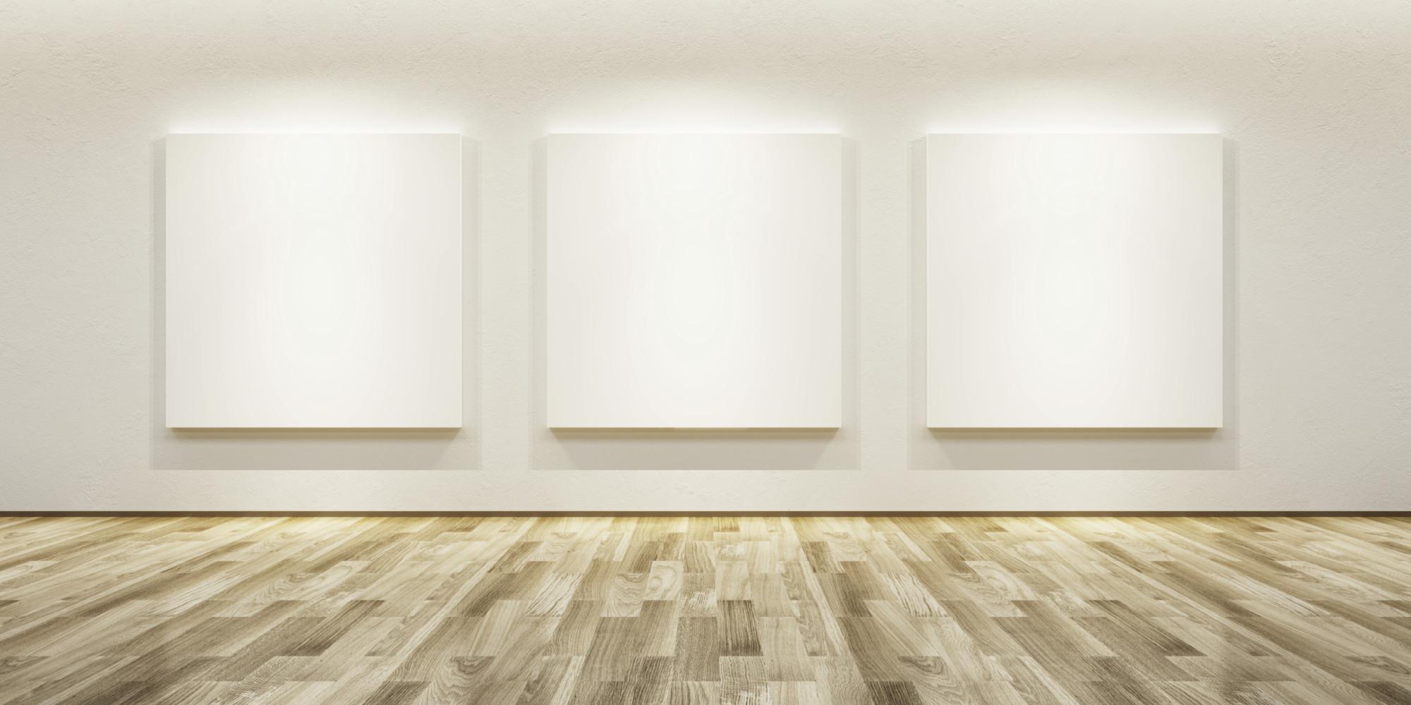 Пустая картинная галерея