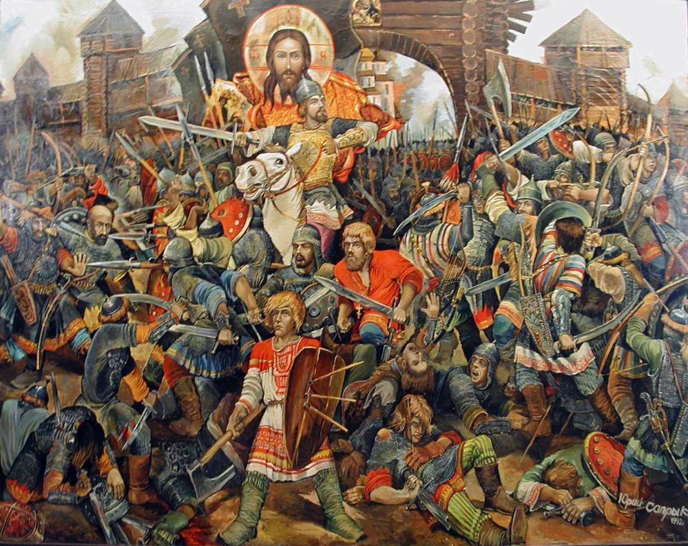 Диорама оборона Козельска в 1238 году