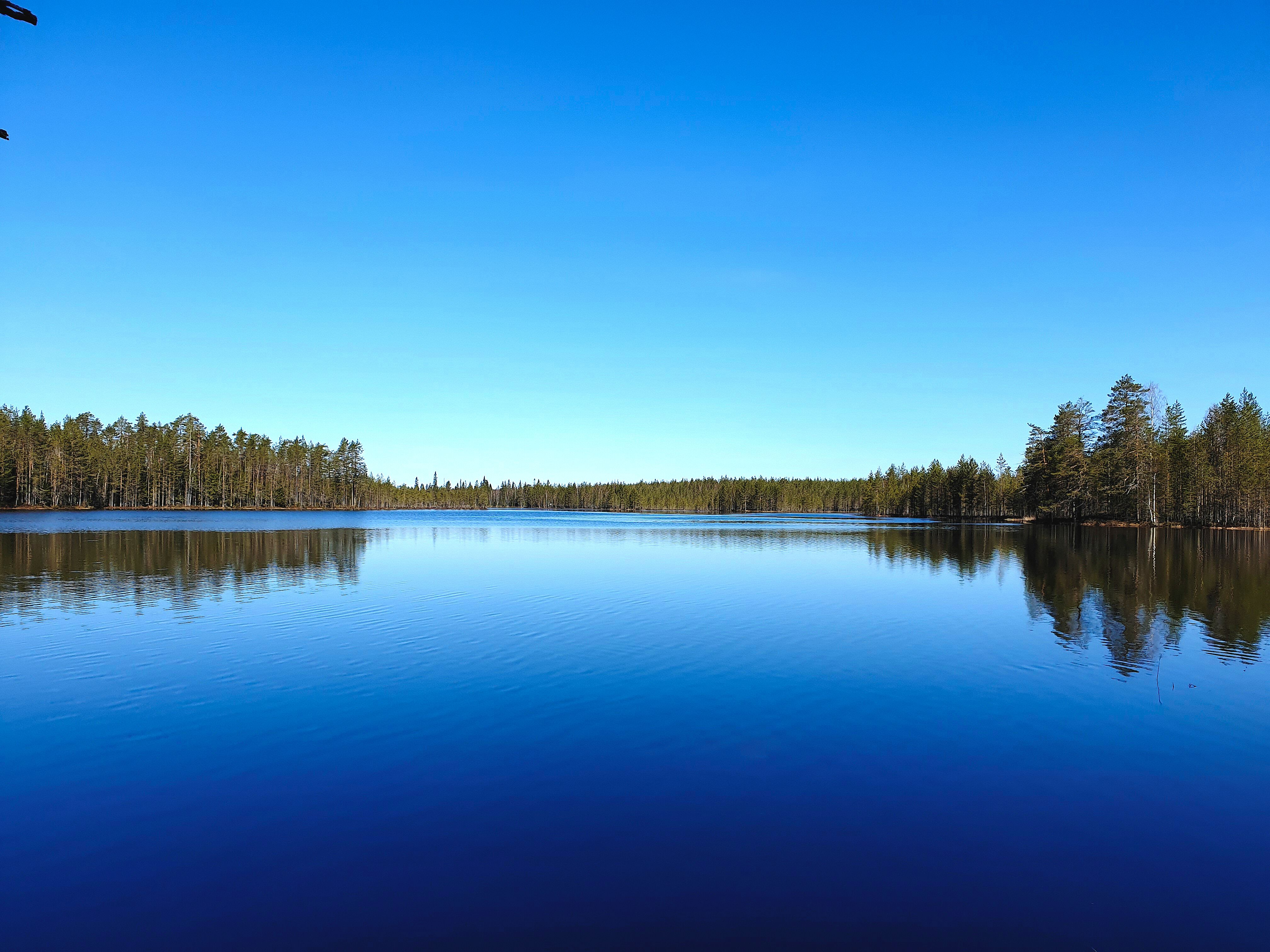 Карелия голубые озера