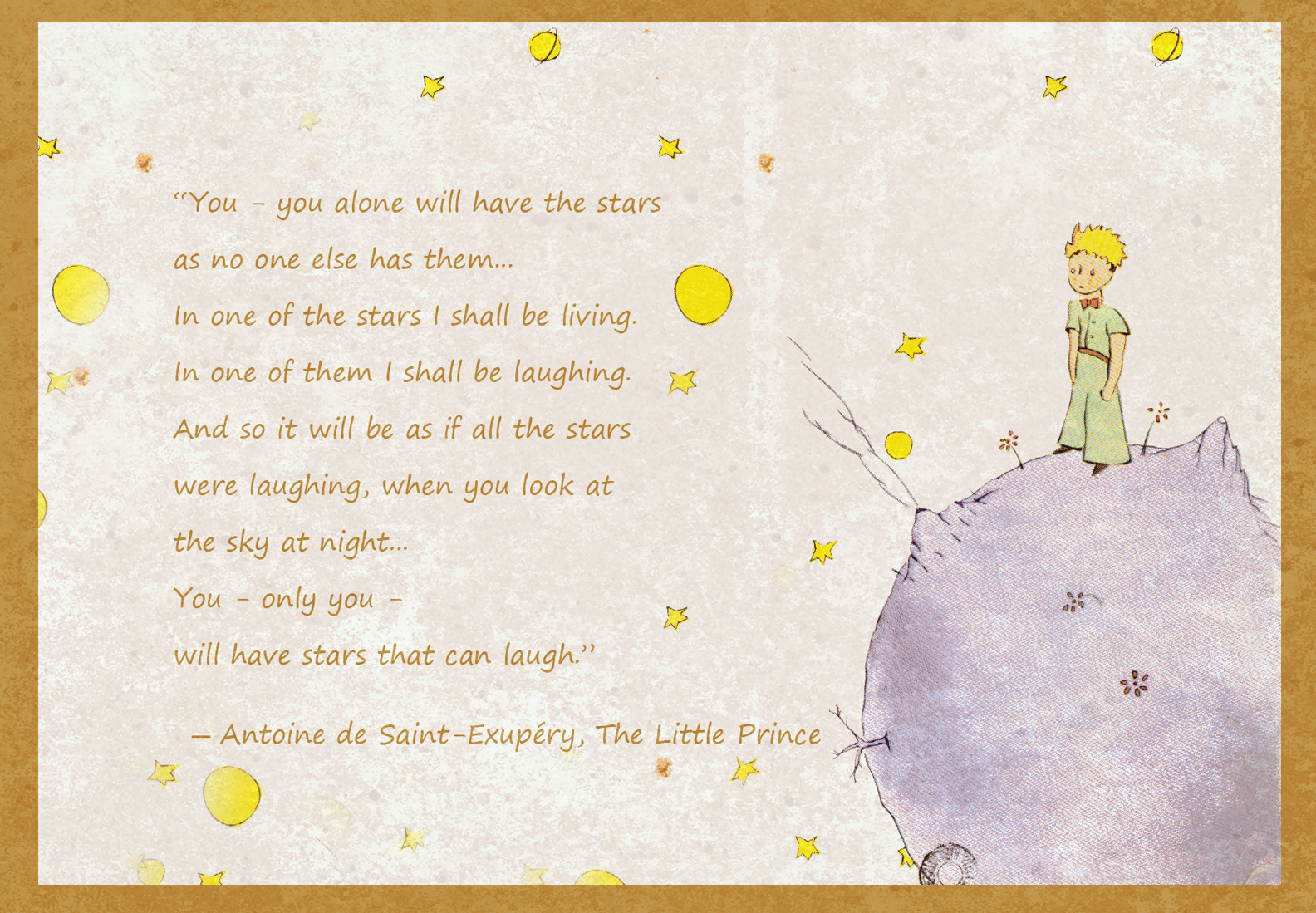 Цитаты и рисунки из маленького принца
