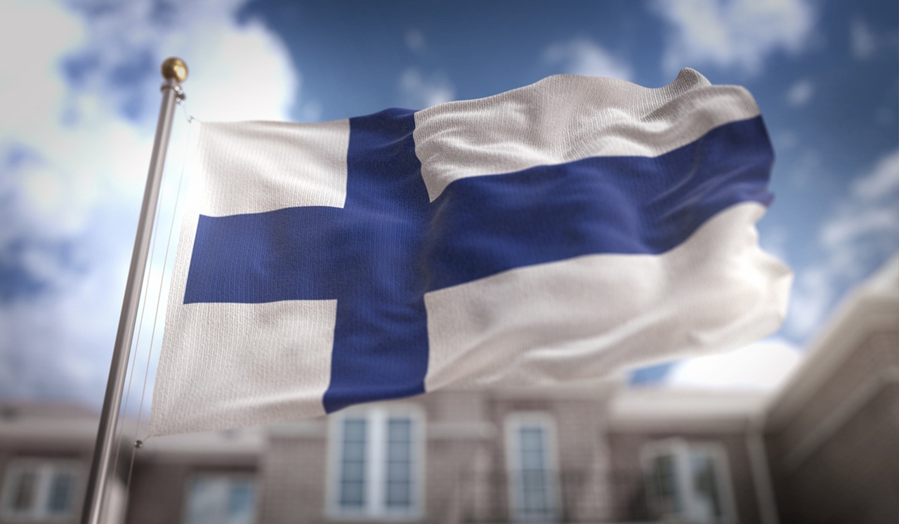 Финляндия ЕС флаг
