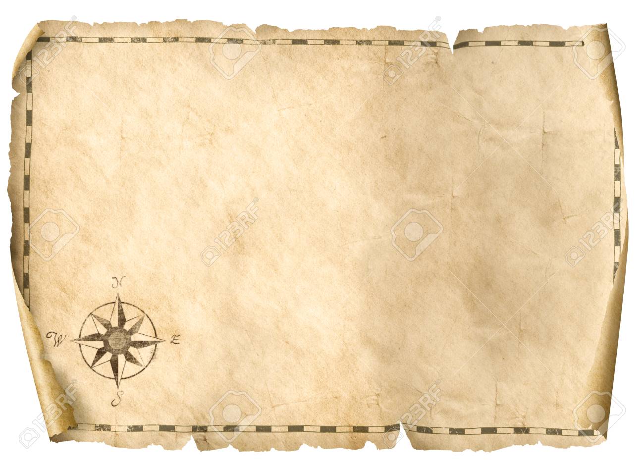 Карта пиратов пустая