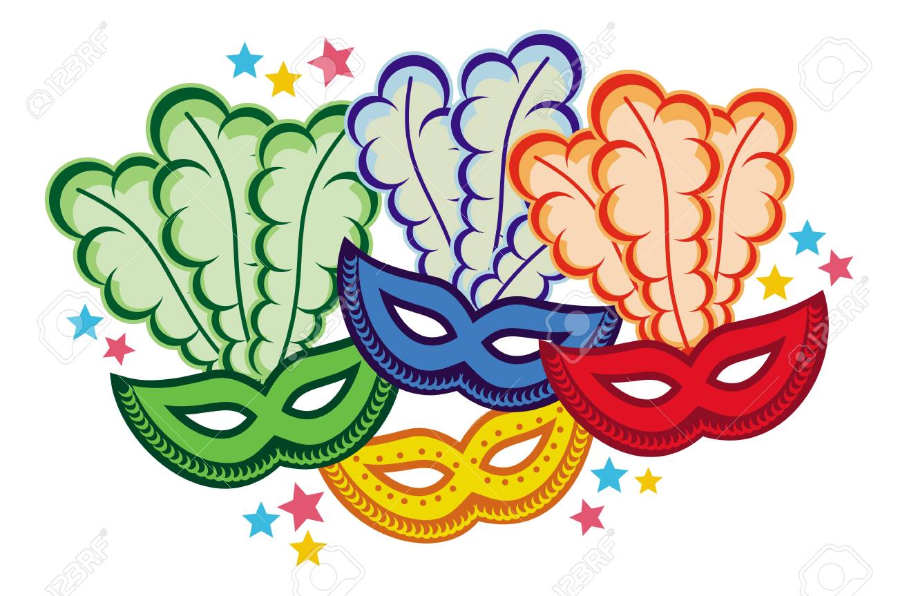 Эмблема на тему карнавал