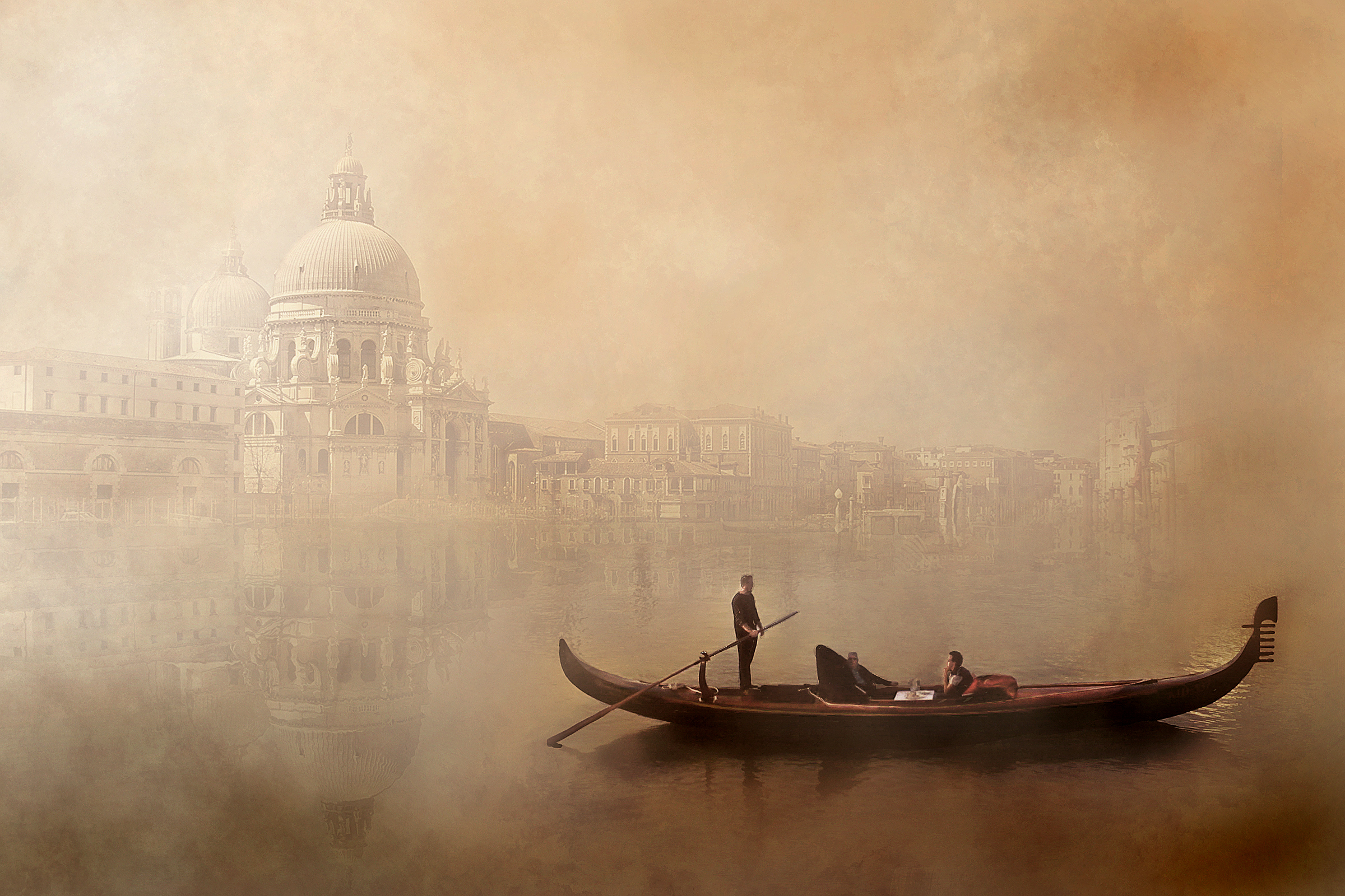 Nebbia туман в Венеции